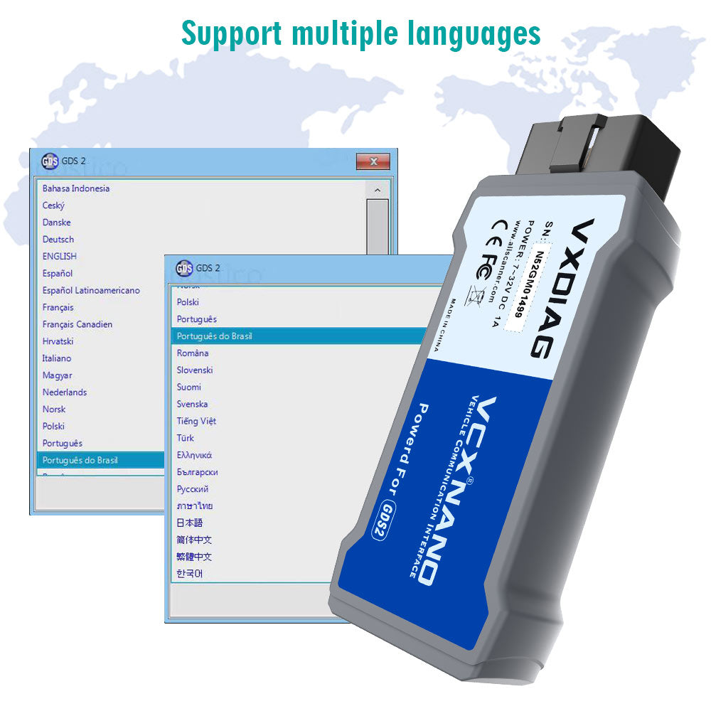 VXDIAG VCX NANO GDS2 and TIS2WEB for GM/OPEL Diagnostic Tool