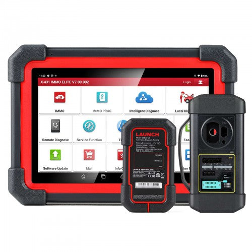 2023 Launch X431 IMMO Elite Key Programmer All System Diagnostic Scanner with 39 Reset Service
