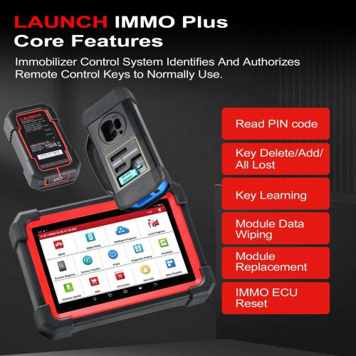 2023 Launch X431 IMMO Plus Key Programmer 3-in-1 Global Version