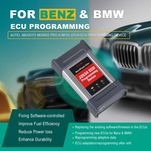 2023 Autel MaxiSys MS908S Pro II Support Benz /BMW ECU Programming.