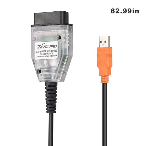 2023 Xhorse MVCI PRO J2534 Vehicle Diagnostic Programming Cable for ODIS/ Ford Mazda IDS/ HDS/ TIS/ SUBARU