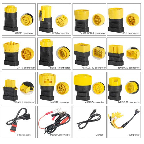 2024 Launch X431 V+ SmartLink HD Heavy Duty Truck Diagnostic Tool for 12V 24V Trucks