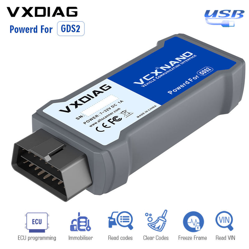 VXDIAG VCX NANO GDS2 and TIS2WEB for GM/OPEL Diagnostic Tool