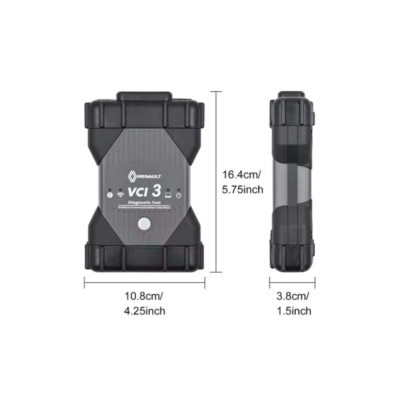 VCI3 V237 Renault CAN Clip WiFi Diagnostic Tool OBD2 ECU Programming With Bi-Directional Control