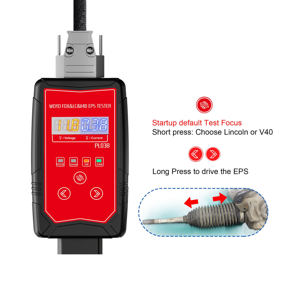 Motor EPS Tester Iron Shell Steering Wheel Motor For Ford Focus Kuga Explorer Lincoln Vol-vo V40