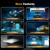 FOXWELL NT809TS Professional Diagnostic Tool TPMS Programming 30+ Service Resets Bi-Directional Control & All-Systems Scan Bluetooth OBD2 Scanner