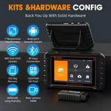 FOXWELL NT809TS Professional Diagnostic Tool TPMS Programming 30+ Service Resets Bi-Directional Control & All-Systems Scan Bluetooth OBD2 Scanner