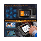 Foxwell NT809 BT Advanced Car Diagnostic Tool  Bluetooth OBD2 Scanner Bidirectional Testing 30+ IMMO Reset & Full System Diagnostics