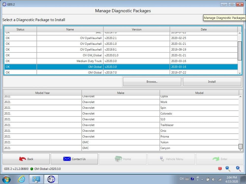 G.M MDI Software HDD GDS Tech2Win Software Work With G.M MDI G.M MDI 2 Support Vehicles till 2024