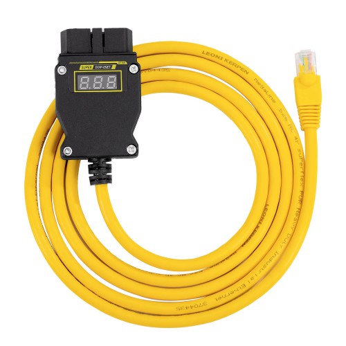 GODIAG GT109 DOIP-ENET Diagnostic Programming Cable with Voltage Display Replace BM.W ENET Cable