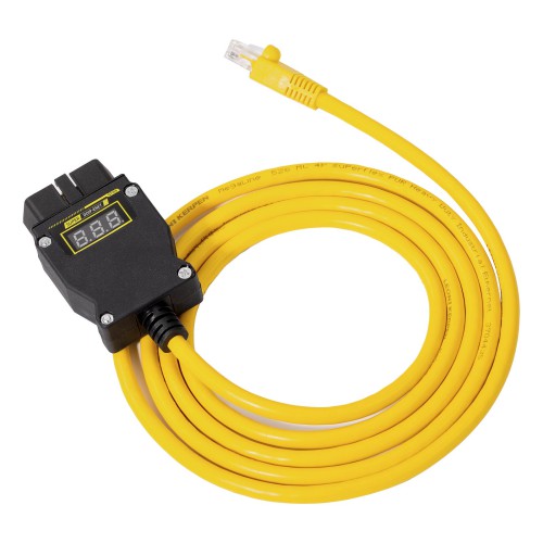 GODIAG GT109 DOIP-ENET Diagnostic Programming Cable with Voltage Display Replace BM.W ENET Cable