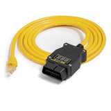 GODIAG GT109 DOIP-ENET Diagnostic Programming Cable with Voltage Display Replace BM.W ENET Cable