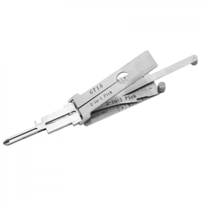 LISHI GT15 2 In 1 Auto Car Door Lock Tool Reader For Fiat/ old Ferrari /Alvor