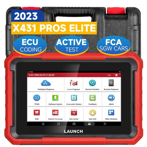 LAUNCH X431 PROS ELITE New Bidirectional Scan Tool Support 32+ Services