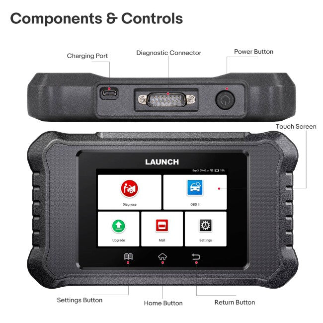 LAUNCH X431 Creader Elite 2.0 BBA Scanner