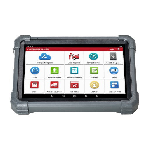 Launch X431 PRO3 ACE Diagnostic Tool Supports CANFD DoIP SGW 38+ Service Functions