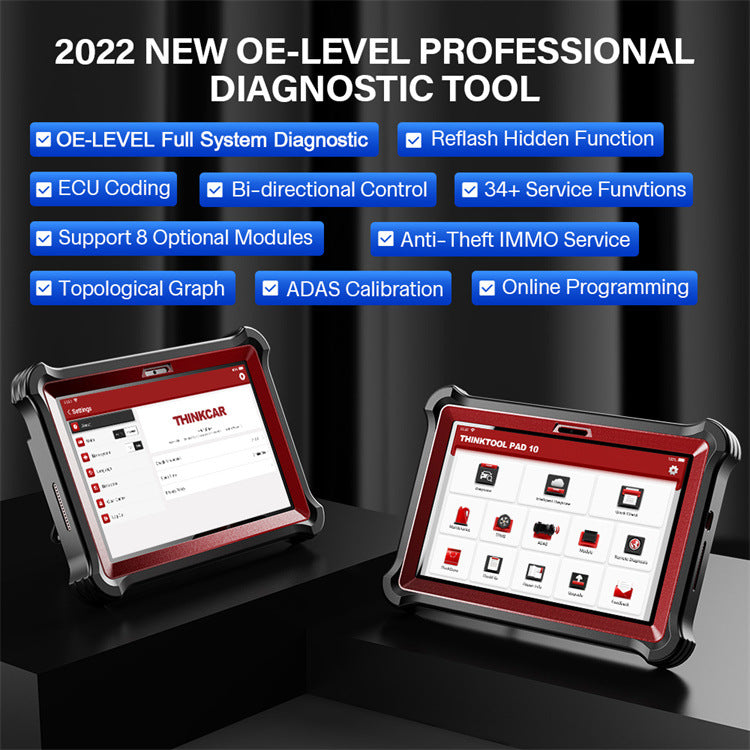 THINKCAR ThinkTool Pad 10 Car Diagnostic Tool OBD2 Tablet Scanner