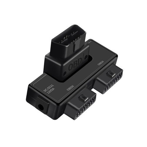 OBD II OBD2 16 Pin Splitter Extension Adapter One-to-Two 2X Female and 1X Male