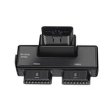OBD II OBD2 16 Pin Splitter Extension Adapter One-to-Two 2X Female and 1X Male