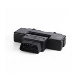 OBD II OBD2 16 Pin Splitter Extension Adapter One-to-Two 2X Female and 1X Male