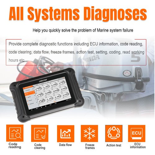 OBDSTAR D700 B Outboard Scanner for Mercury Parsun Envinrude