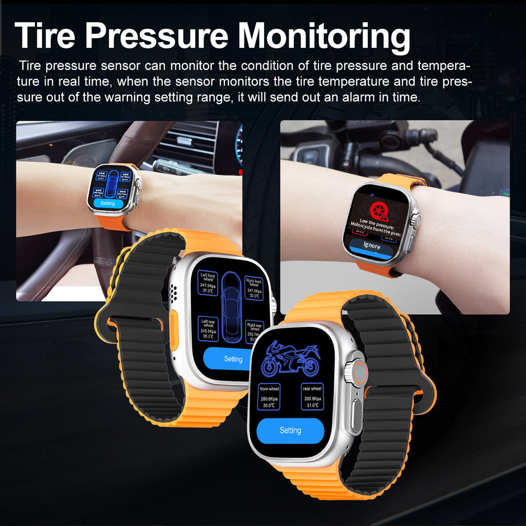 PS002 Smart Watch with TPMS Tire Pressure Monitoring
