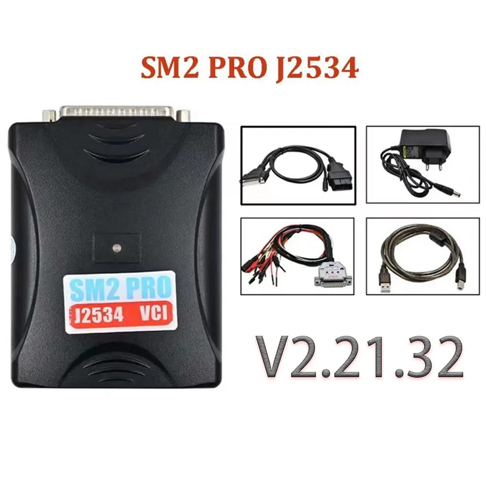 SM2 Pro J2534 VCI ECU Programmer(V2.21.32) Read&Write Tool Supported 67/69  Modules