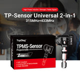 JDiag PS001 tire pressure system diagnosis supports 315MHz & 433MHZ sensors