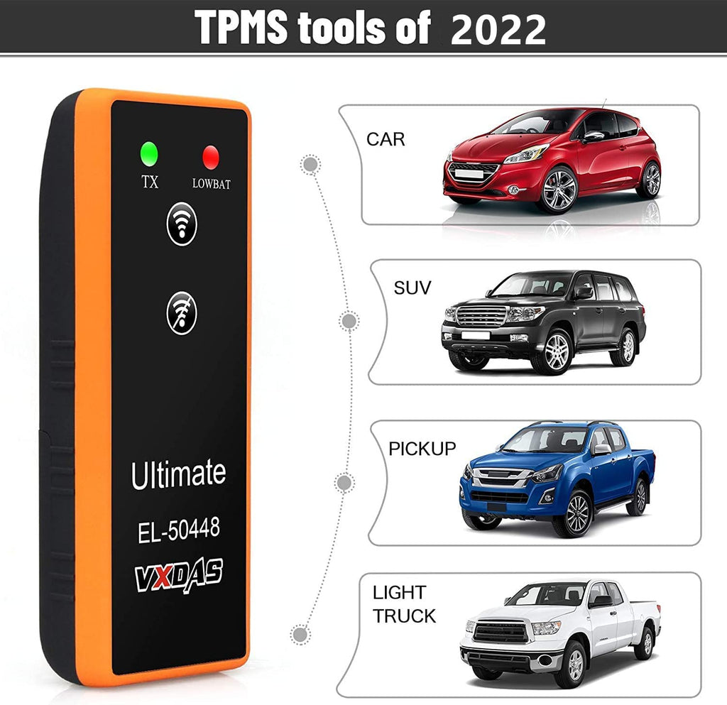 VXDAS TPMS Relearn Tool Ultimate EL-50448 Universal TPMS Reset Activation Tool