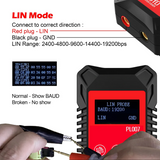 WOYO PL007 Multi-Protocol Signal Tester (CAN/LIN/PWM) & CAN Bus Analyzer With Baud Rate/ID Data Decoding And Auto-Polarity Detection For CAN-H/CAN-L