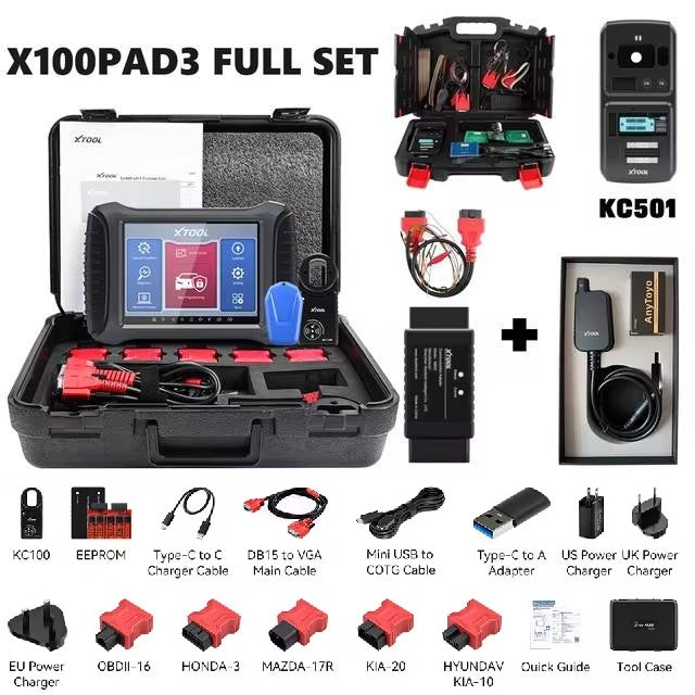 XTOOL X100 PAD3 Elite Professional Tablet Auto Key Programmer With KC100 All Key Lost