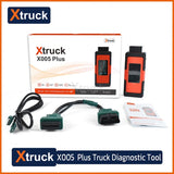 Xtruck X005 Plus Truck Diagnostic Tool - ECU Quick Flashing & DPF Regeneration Scanner for Sinotruk, Dongfeng, SHACMAN Heavy Duty Trucks