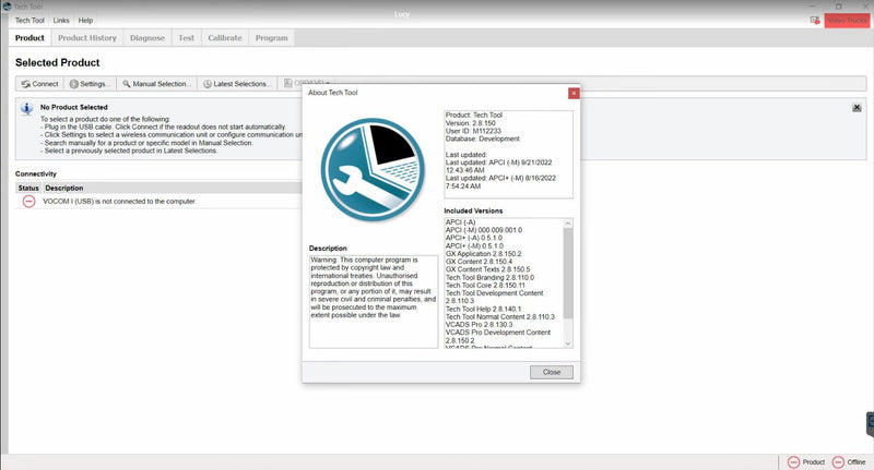 V-olvo Premium Tech Tool PTT V2.8.241 for VOCOM with 1 Time Free Activation( V-olvo)