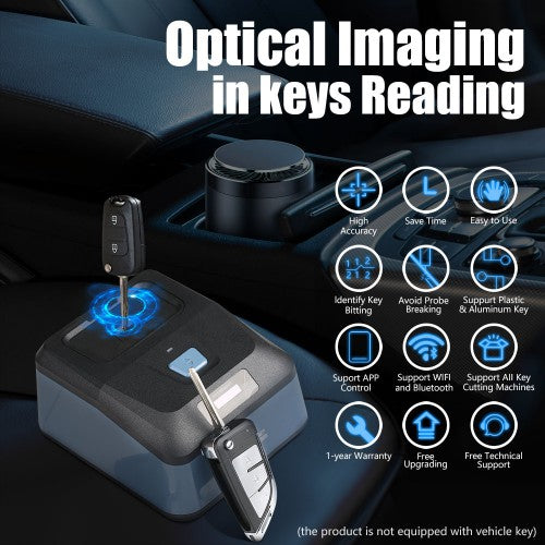 Xhorse Key Reader Key Identification Device Work with Xhorse APP and Key Cutting Machine