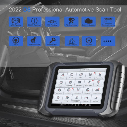 2022 Newest XTOOL D8 Professional Automotive Scan Tool Support ECU Coding
