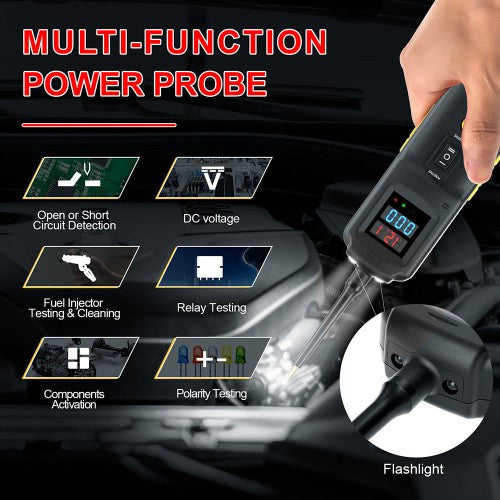 GODIAG GT101 Vehicles Electrical System Diagnosis/ Fuel Injector Cleaning and Testing