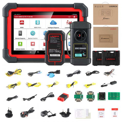 2023 Launch X431 IMMO Elite Key Programmer Car Immobilizer Programming Tools All System Diagnostic Scanner with 39 Reset Service 2 Year Free Update