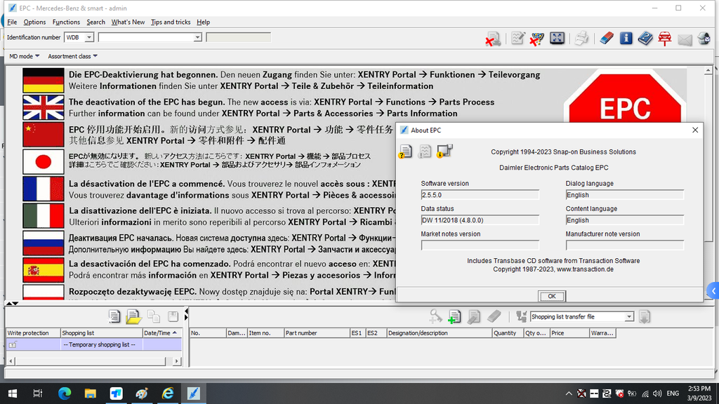 V2023.3 MB Star Diagnostic SD Connect C4 500G HDD Win10 Support HHT-WIN Vediamo and DTS Monaco