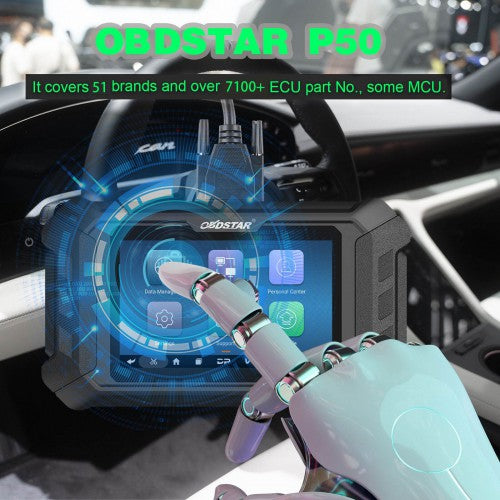 OBDSTAR P50 V30.43 Airbag Reset Tool For 58 Brands and 7600 ECU