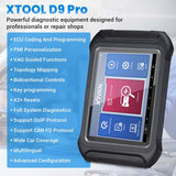 2023 XTOOL D9 PRO Car Diagnostic Tool Support ECU Online Programming