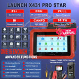 2024 Launch X431 PRO STAR Bidirectional Diagnostic Scanner Supports CAN FD DoIP 31 Service