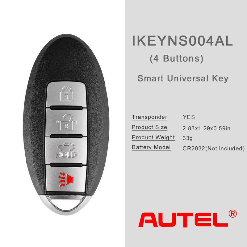 AUTEL IKEY NS003AL/NS004AL/NS005AL Nissan 3 Buttons/ 4 Buttons/ 5 Buttons