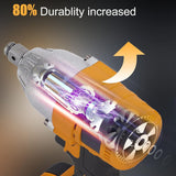 Brushelss Power Impact Wrench New upgrade 21V 4.0 one battery one charger