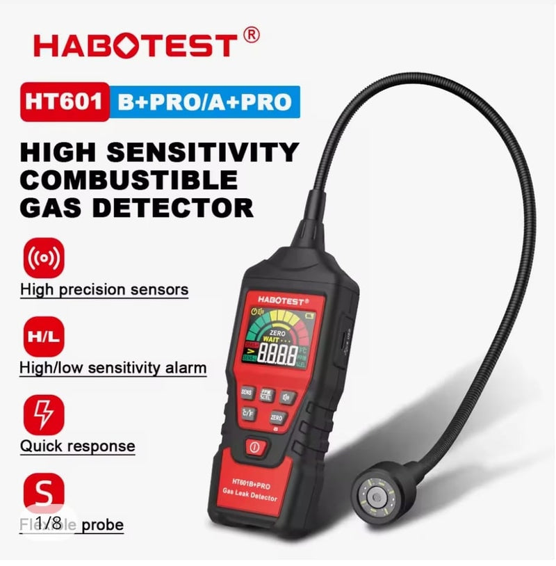 HABOTEST HT601B+PRO Gas Leak Detector