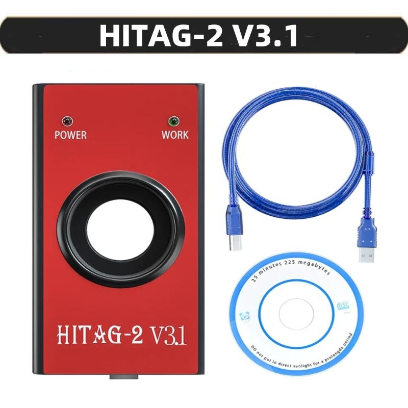 Hitag2 V3.1 HITAG-2 V3.1 Version Auto Key Programmer OBD2 Car Diagnostic Tool HITAG 2 Universal Transponder Immo Remote Read PIN VIN