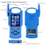Lonsdor KH100+ Remote Maker Key Programmer Supports Indian TATA Mahindra Maruti With free universal remotes