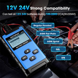 AUTOPHIX BAS100 Automotive 12-24V Lead-acid Battery Tester Analyzer