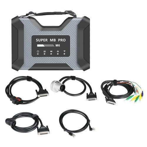 SUPER MB PRO M6 Star Diagnosis Tool Full Version with laptop for B-enz cars and trucks