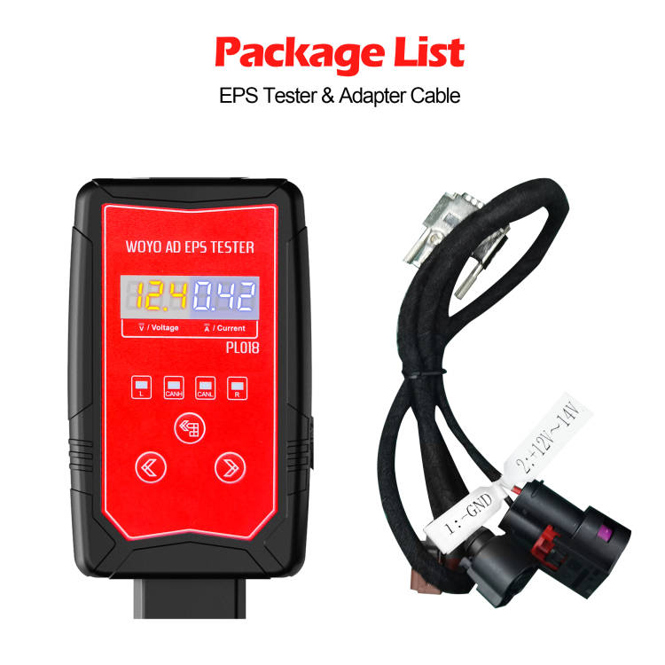 WOYO PL018 AU.DI EPS Tester Automotive Diagnostic tool Wheel Steering Motor Tester