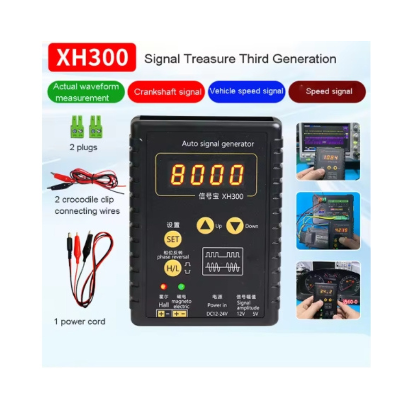 XH300 Signal Treasure 3rd Gen Automotive Sensor Simulator & Signal Generator (12V-24V)for Wide Voltage Diagnostics